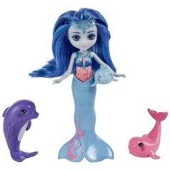   EnchanTimals Royal babák állatka családdal-Dorinda delfin családja