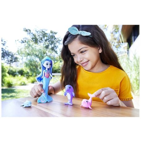 EnchanTimals Royal babák állatka családdal-Dorinda delfin családja