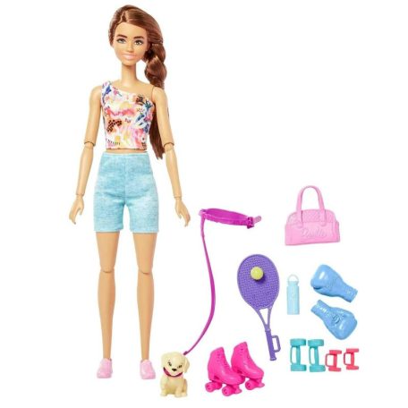 Barbie Feltöltődés - Sportoló játékszett