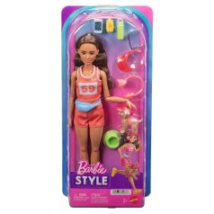 Barbie feltöltődés - Futó Barbie baba kiegészítőkkel