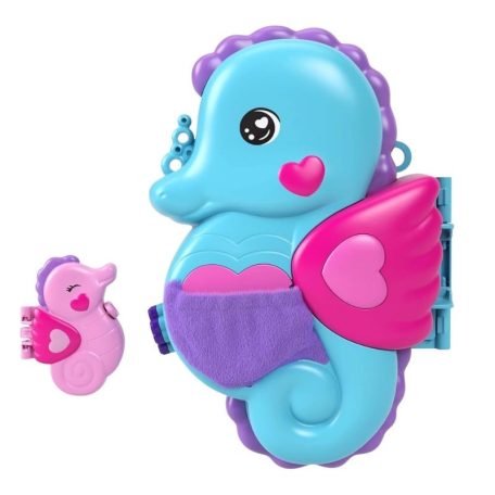 Polly Pocket állatkás táska játékszett - Csikóhal és kicsinye