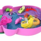 Polly Pocket állatkás táska játékszett - Mamamajom és kicsinye