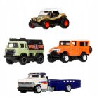 Hot Wheels Prémium gyűjtői off-road járműszett - Horizon Hauler, Toyota Land Cruiser FJ43, Meyers Manx, 1957 Jeep FC (4 db, 1:64)