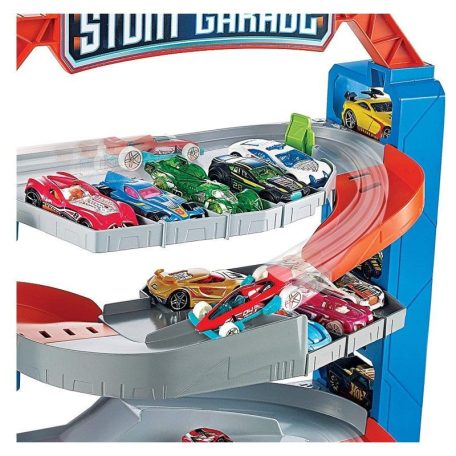 Hot Wheels Trükkös garázs játékszett