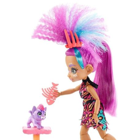 Cave Club Vadmacska játékszett Roaralai babával és kiegészítőkkel