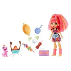   Cave Club BBQ játékszett Emberly babával és kiegészítőkkel