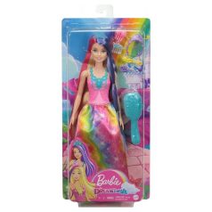   Barbie Dreamtopia - Varázslatos frizura baba rózsaszín felsőben