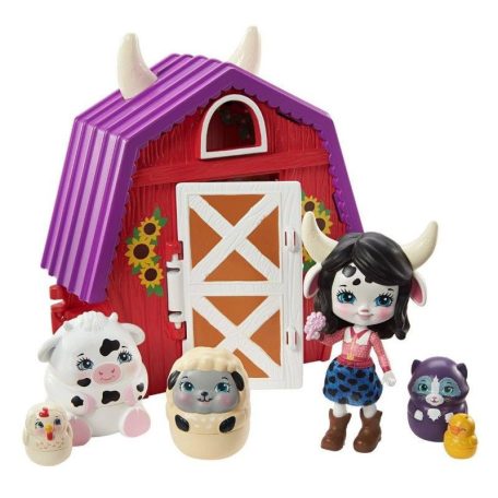 EnchanTimals Harvest Hills telis-teli kuckó - Cambrie Cow farmja