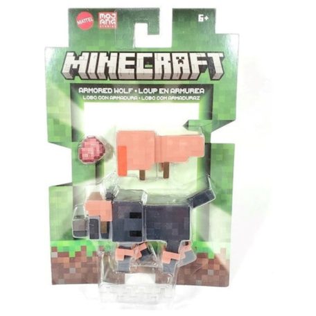 Minecraft gyűjthető karakterek - Páncélozott farkas játékfigura