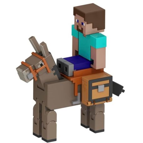 Minecraft 2 db-os figuraszett - Steve és szamár