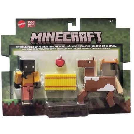 Minecraft 2 db-os figuraszett - Makena istállómester és ló