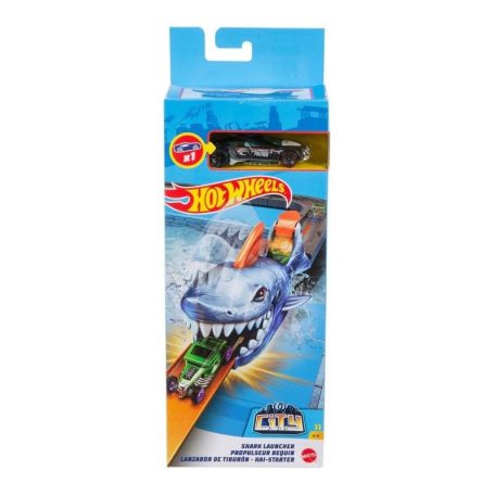 Hot Wheels City - Cápa kilövő játékszett