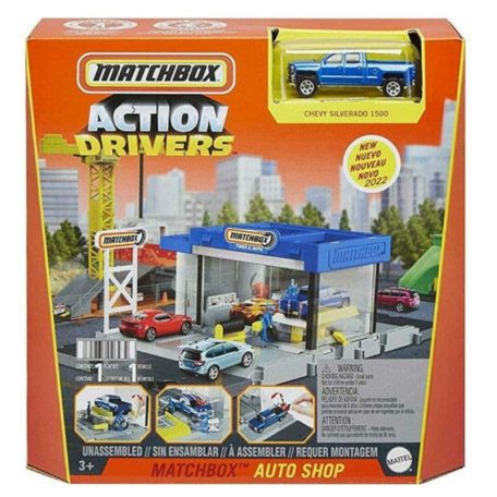 MatchBoX Action Drivers alappálya - Autószervíz játékszett