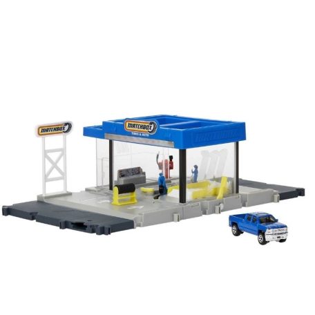 MatchBoX Action Drivers alappálya - Autószervíz játékszett