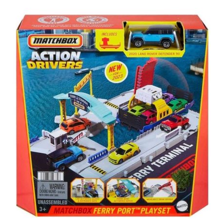 MatchBoX Action Drivers alappálya - Kompkikötő játékszett