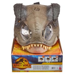   Jurassic World 3: Világuralom - Csámcsogó és üvöltő T-Rex maszk