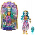 EnchanTimals Royal - Queen Paradise nagyméretű baba és Rainbow kisállat