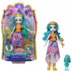   EnchanTimals Royal - Queen Paradise nagyméretű baba és Rainbow kisállat