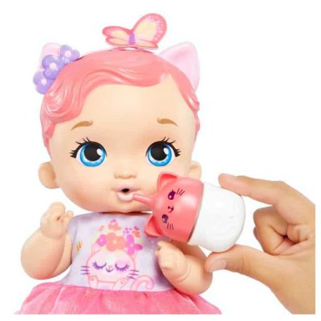 My Garden Baby - Édi bédi Gondoskodás pisilő, kék szemű cica baba