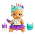 My Garden Baby - Édi bédi Gondoskodás pisilő, barna szemű cica baba