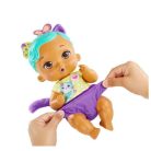 My Garden Baby - Édi bédi Gondoskodás pisilő, barna szemű cica baba