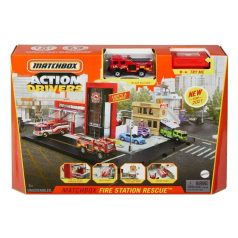   Matchbox nagy pályaszett - Tűzoltóság (fénnyel és hanggal)