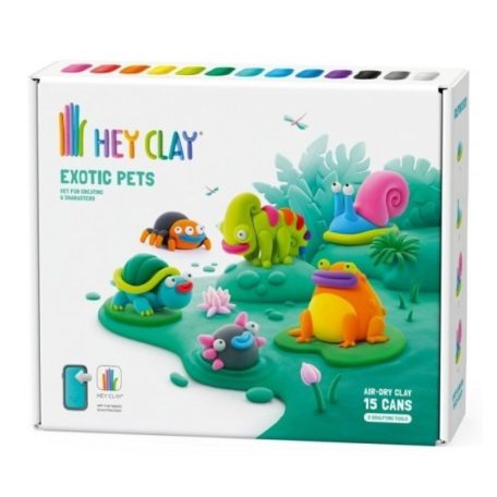 Hey Clay Nagy gyurmaszett - Egzotikus állatok