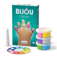 Hey Clay Bijou gyurmaszett - Virág gyűrűk