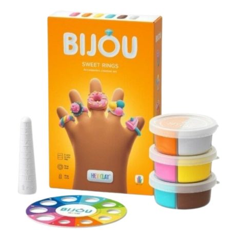 Hey Clay Bijou gyurmaszett - Édes gyűrűk