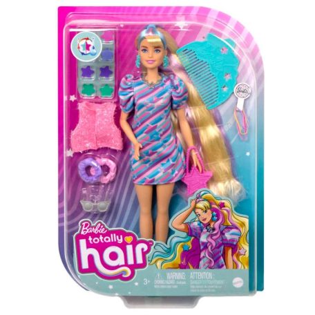 Barbie Totally Hair - Baba Csillagos hajdísszel