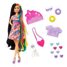 Barbie Totally Hair - Baba Szívecskés hajdísszel