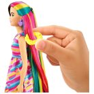 Barbie Totally Hair - Baba Szívecskés hajdísszel