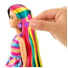 Barbie Totally Hair - Baba Szívecskés hajdísszel