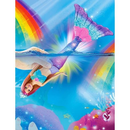 Barbie Dreamtopia - Tündöklő Szivárványsellő Barbie baba