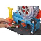Hot Wheels City Triplakerék gumiszervíz játékszett