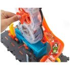 Hot Wheels City Triplakerék gumiszervíz játékszett