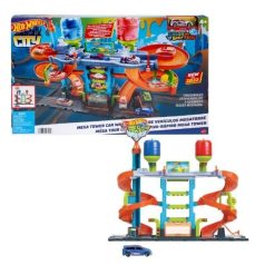 Hot Wheels City színváltós autómosó spirállal