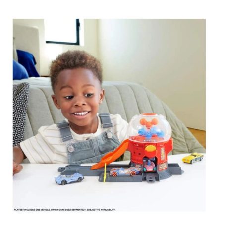 Hot Wheels City - Speed Snap Belvárosi Édességbolt pályaszett