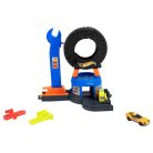 Hot Wheels - Belvárosi gumiabroncs-üzlet pályaszett
