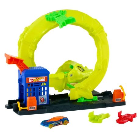 Hot Wheels City Kígyóspirál támadás pályaszett