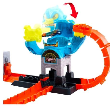 Hot Wheels City - Gorilla pofon támadás közepes pályaszett