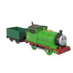   Thomas és barátai motorizált játékvonat - Percy (Mattel 80. jubileumi kiadás)