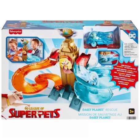 Fisher-Price DC League Of Superpets - Daily Planet mentőakció játékszett