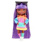 Barbie Extra Minis - Mini baba színes pulcsiban