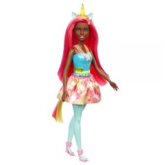 Barbie Dreamtopia - Pink hajú unikornis baba
