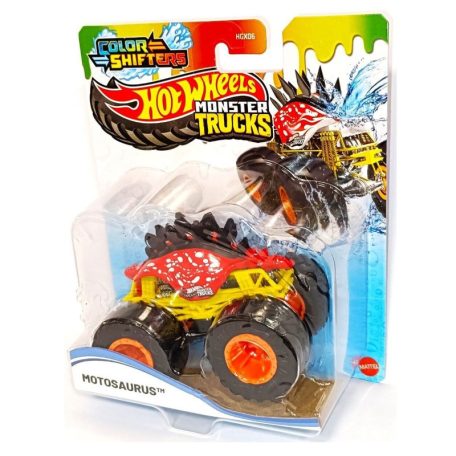 Hot Wheels Monster Truck Color Shifters színváltós kisautó - Motosaurus