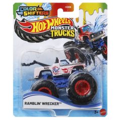   Hot Wheels Monster Truck Color Shifters színváltós kisautó - Ramblin Wrecker (1:64)