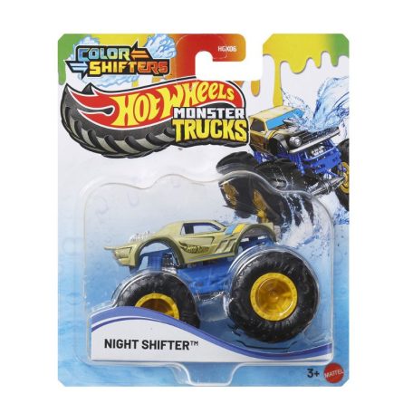 Hot Wheels Monster Truck Color Shifters színváltós kisautó - Night Shifter (1:64)