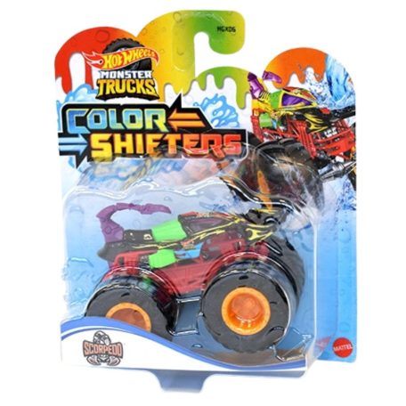 Hot Wheels Monster Truck Color Shifters színváltós kisautó - Scorpedo