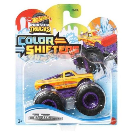 Hot Wheels Monster Truck Color Shifters színváltós kisautó - Pure Muscle (1:64)